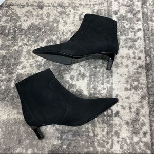 Aquatalia Kitten Heel Pointed Toe Booties